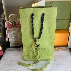 Gucci Green Bag with Ribbon